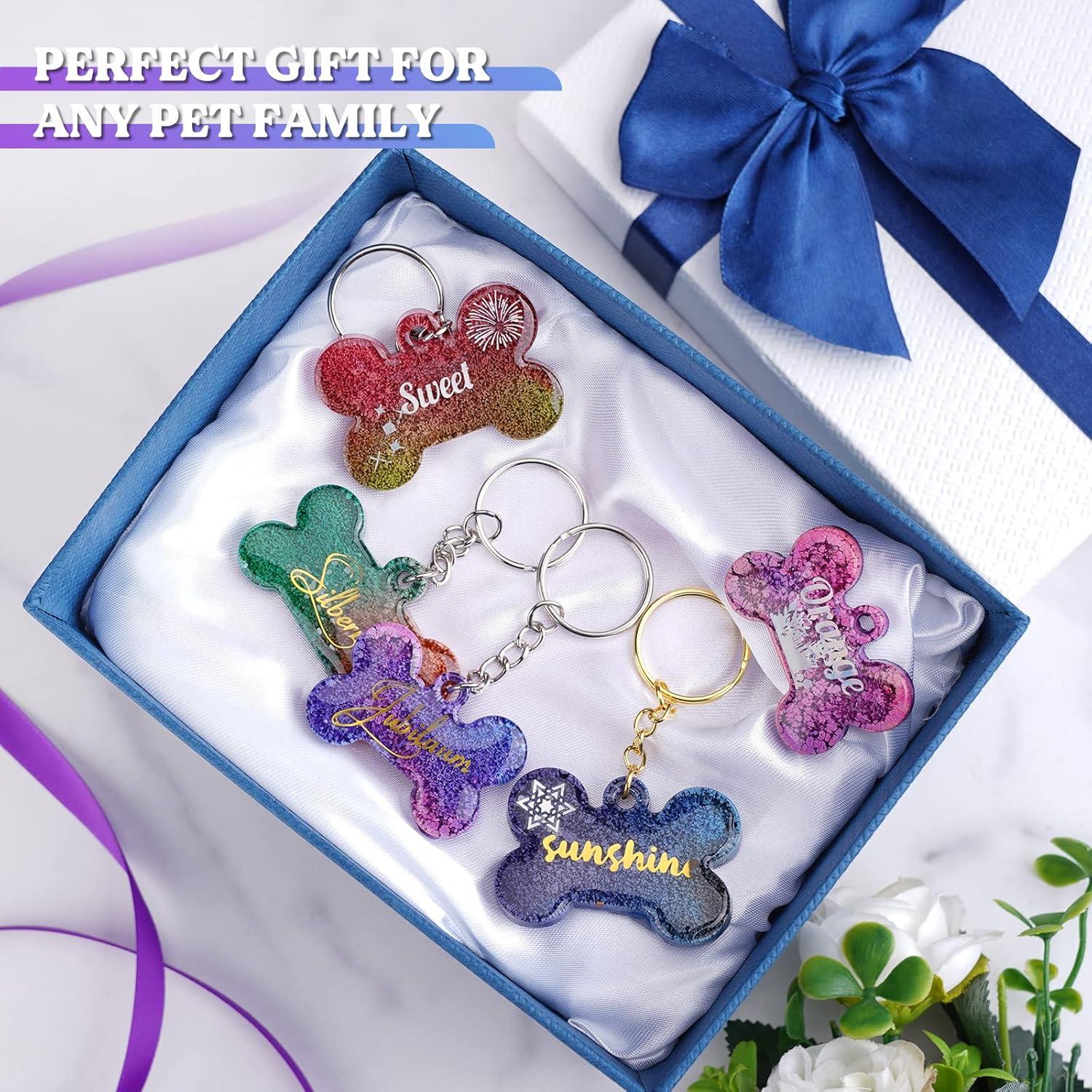 Moldes de Silicona LET'S RESIN para Etiquetas de Mascotas 2'' y 1.7''