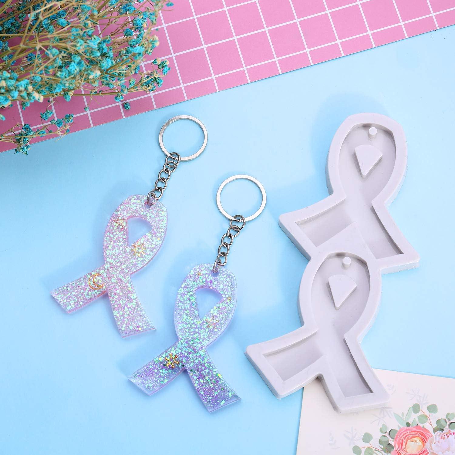 Molde de Silicona Ribbon WILLBOND 6 Piezas para DIY Joyería