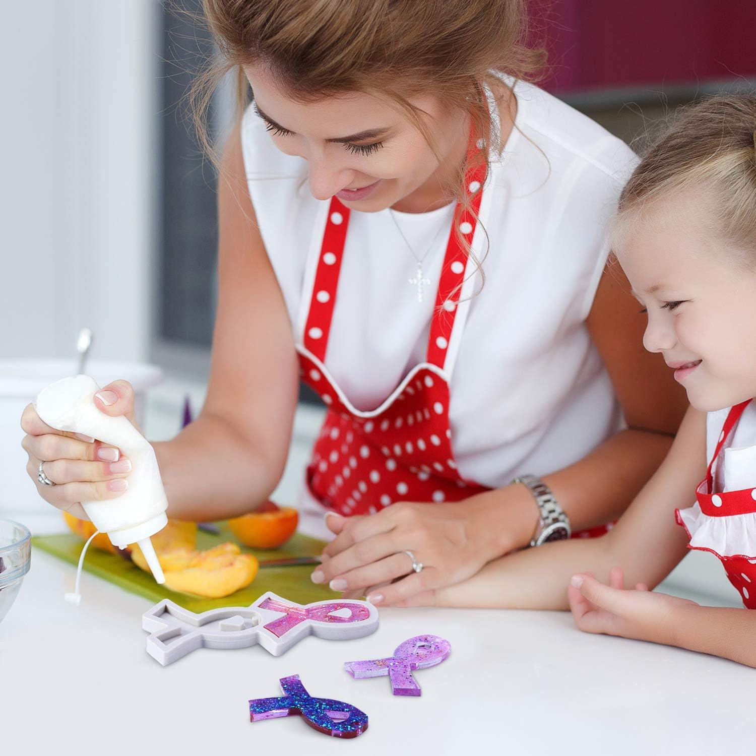 Molde de Silicona Ribbon WILLBOND 6 Piezas para DIY Joyería