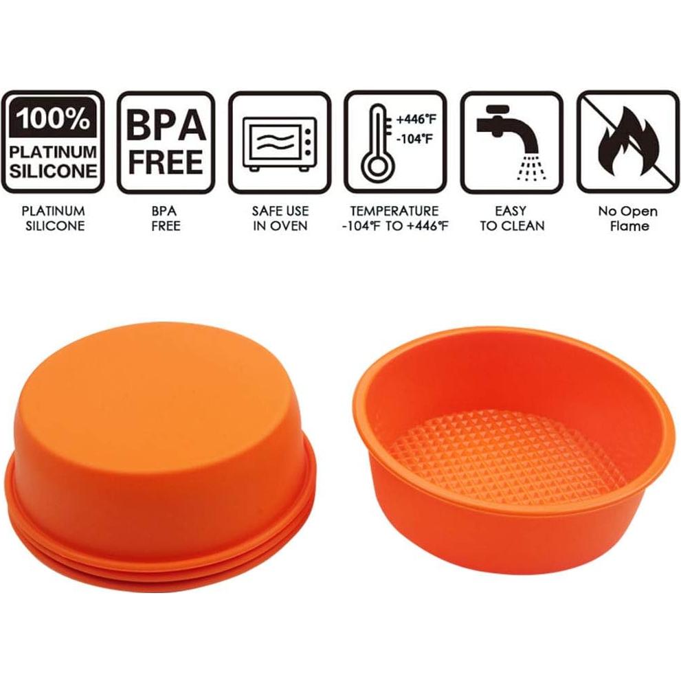 Molde de Silicona Redondo COOKNBAKE 11.4 cm Antiadherente