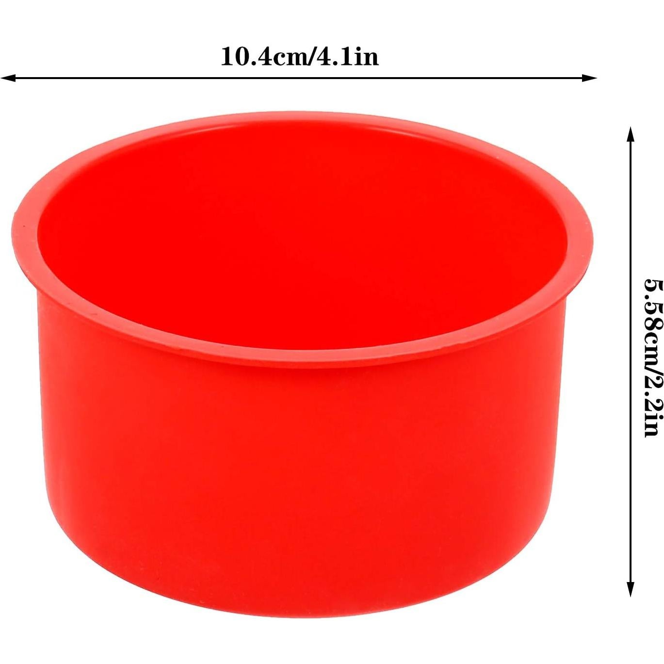 Moldes de Silicona Redondos Tiopeia 10.16 cm Set de 6