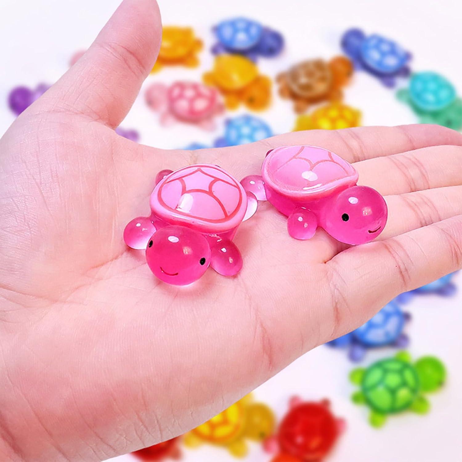 Kit de Moldes de Resina YRIHJIXQ 6Pcs Tortuga Multicolor