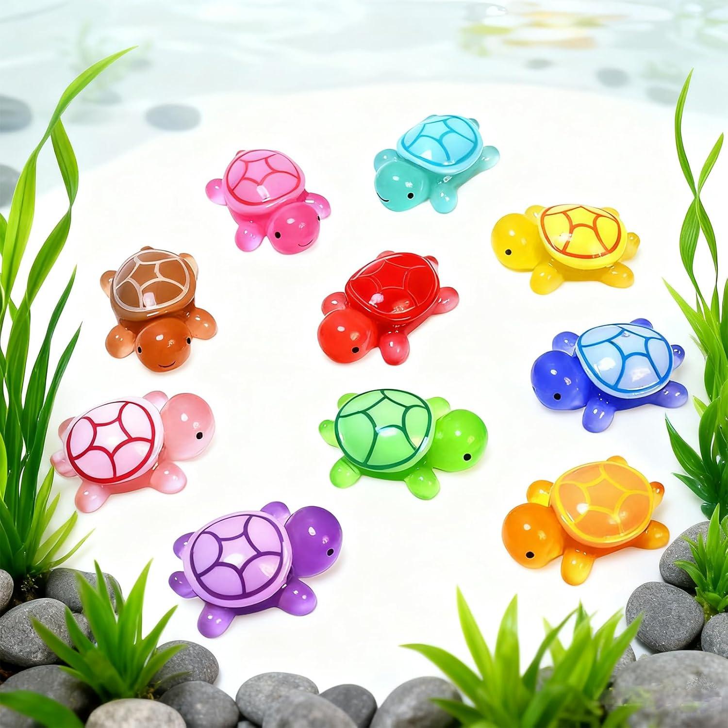 Kit de Moldes de Resina YRIHJIXQ 6Pcs Tortuga Multicolor