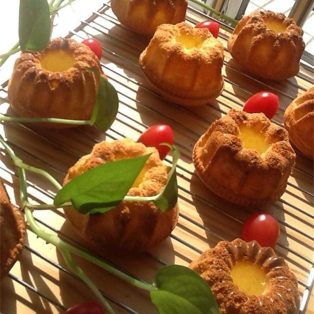 Molde de Silicona Antiadherente MURISE para Pastel Bundt Mini 20 Cavidades