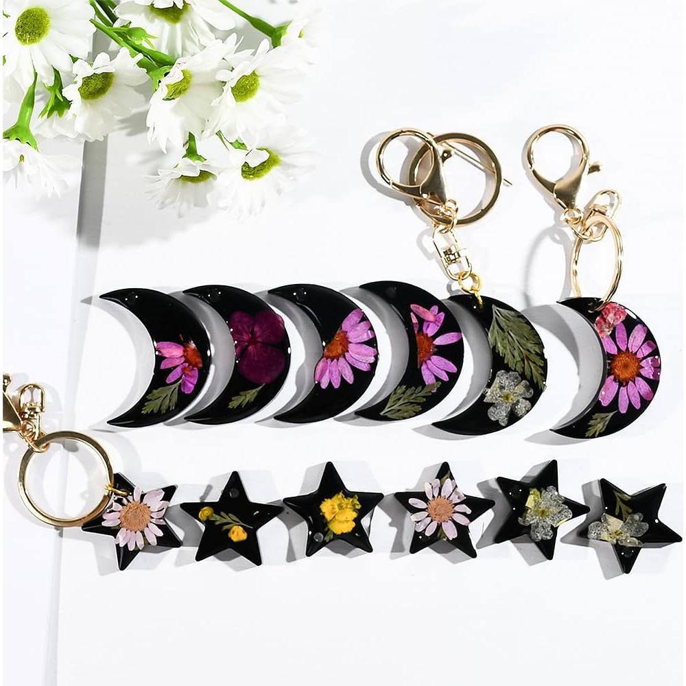 Set de Moldes de Silicona para Llaveros ResinWorld - 4 Piezas