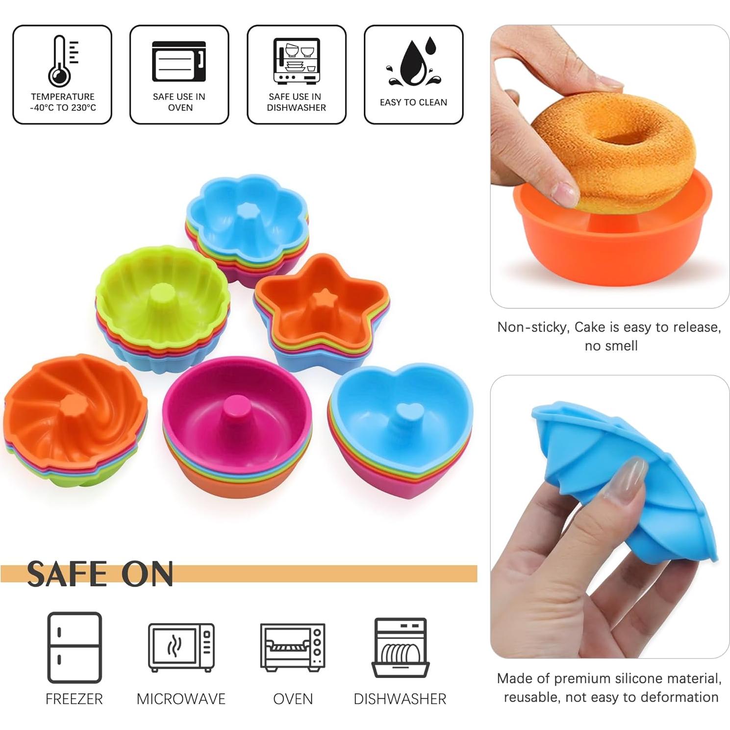 Moldes de Silicona 24Pack To Encounter para Donuts 6.99cm