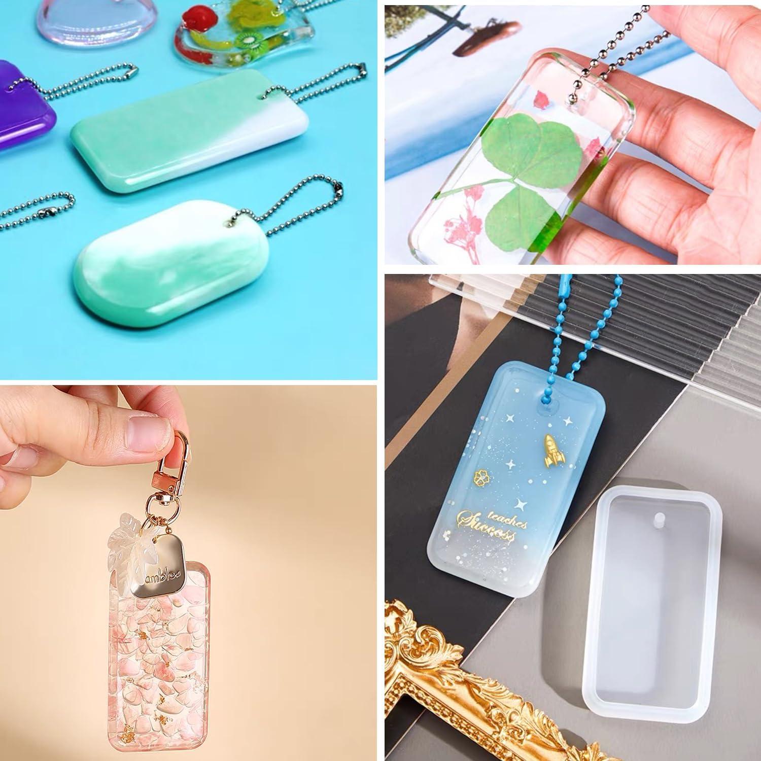 20 Moldes de Silicona para Joyería Rectangulares TuNan