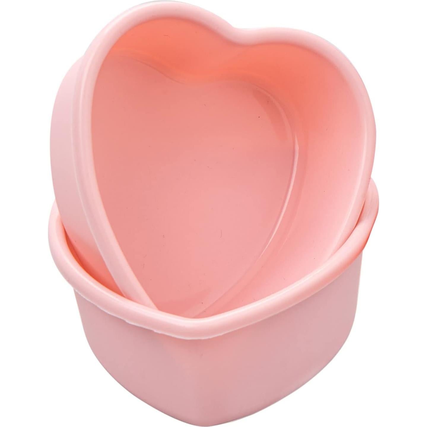 Molde de Silicona Corazón Dootafy 4" Antiadherente 2 Pcs