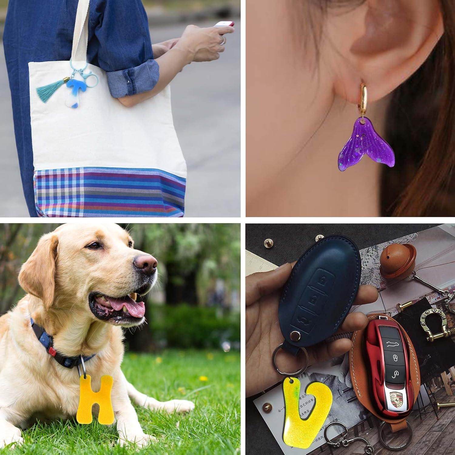 Moldes de Silicona de Alfabeto ZQYSING con Agujeros 30.73x20.28cm