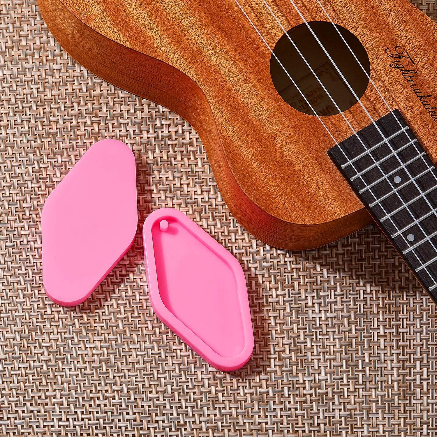 Molde de Silicona para Llaveros de Diamante WILLBOND 2 Piezas