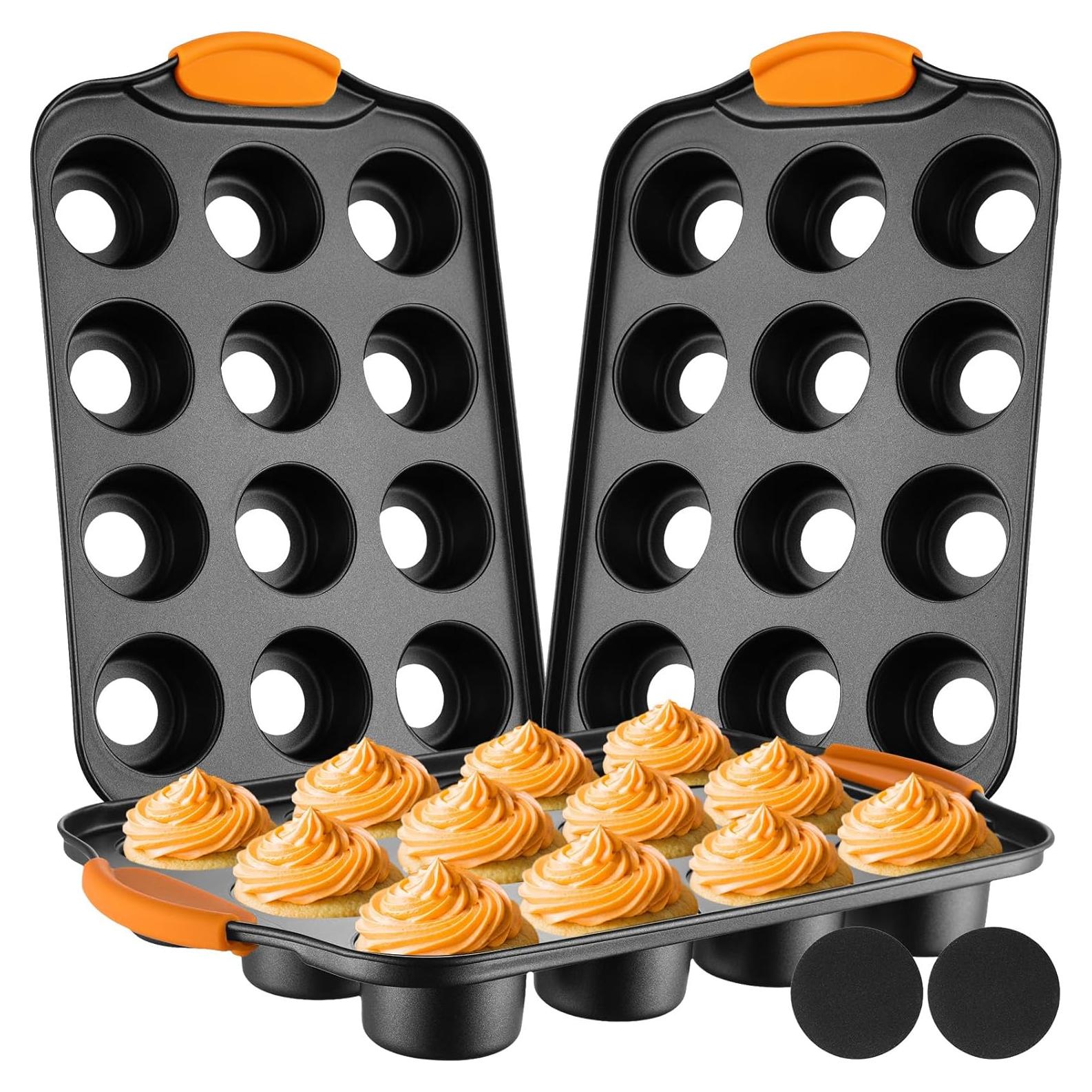 Moldes para Cheesecake Mini Uiifan 3 Paquetes 12 Cavidades 33x20cm