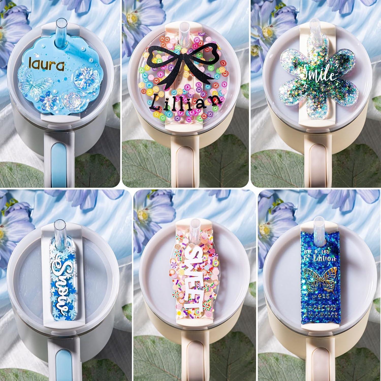 Moldes de Resina Epóxica LET'S RESIN para Etiquetas de Nombre 2Pcs