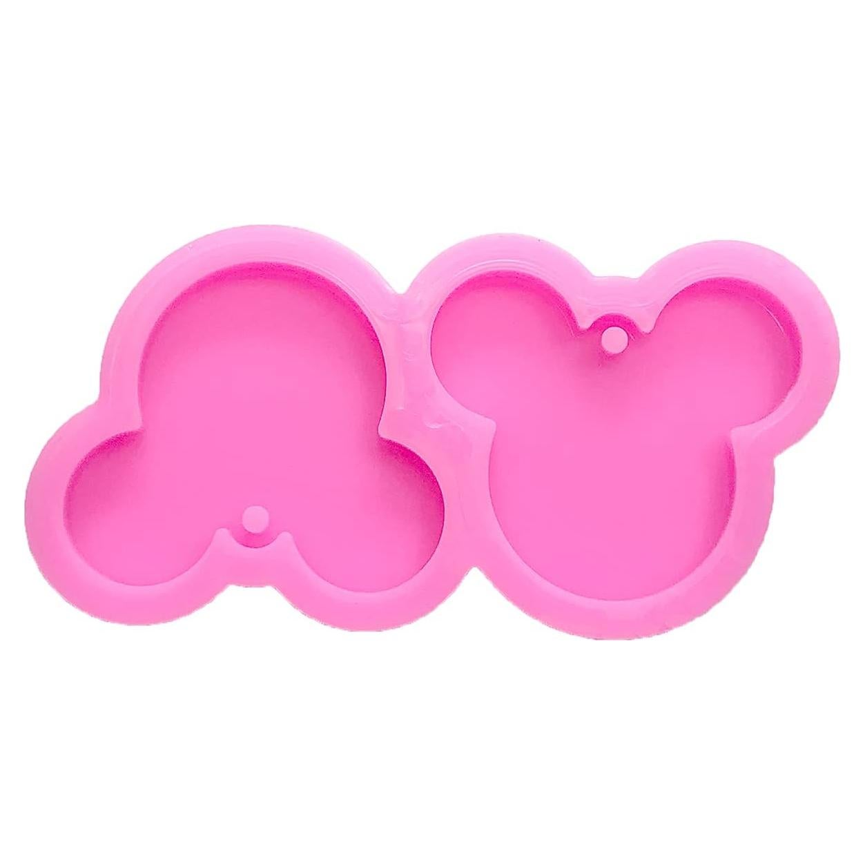 Molde de Silicona Rosa Guratapa en Forma de Ratón para DIY