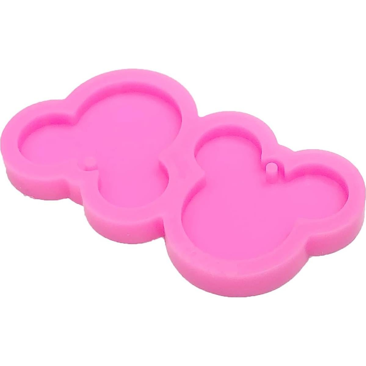 Molde de Silicona Rosa Guratapa en Forma de Ratón para DIY