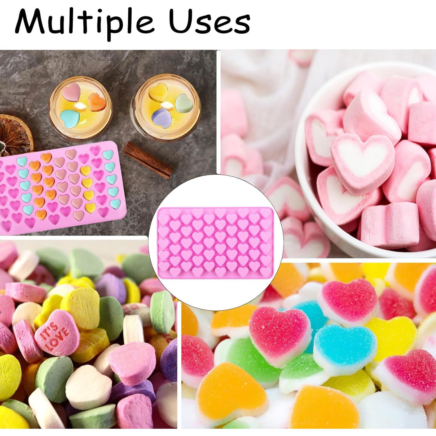 Moldes de Silicona para Caramelos Corazón BZIDII - 3 Piezas