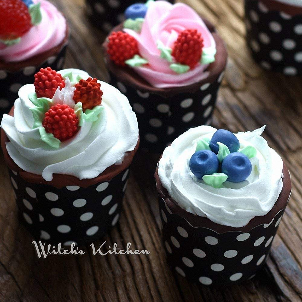 Juego de 3 Moldes de Silicona 3D HiParty - Fresa, Frambuesa y Arándano