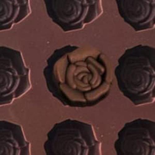 Moldes de Silicona para Chocolate Rosa Bamutu 2PCS 15 Cavidades