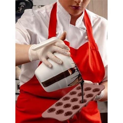 Moldes de Silicona para Chocolate Rosa Bamutu 2PCS 15 Cavidades