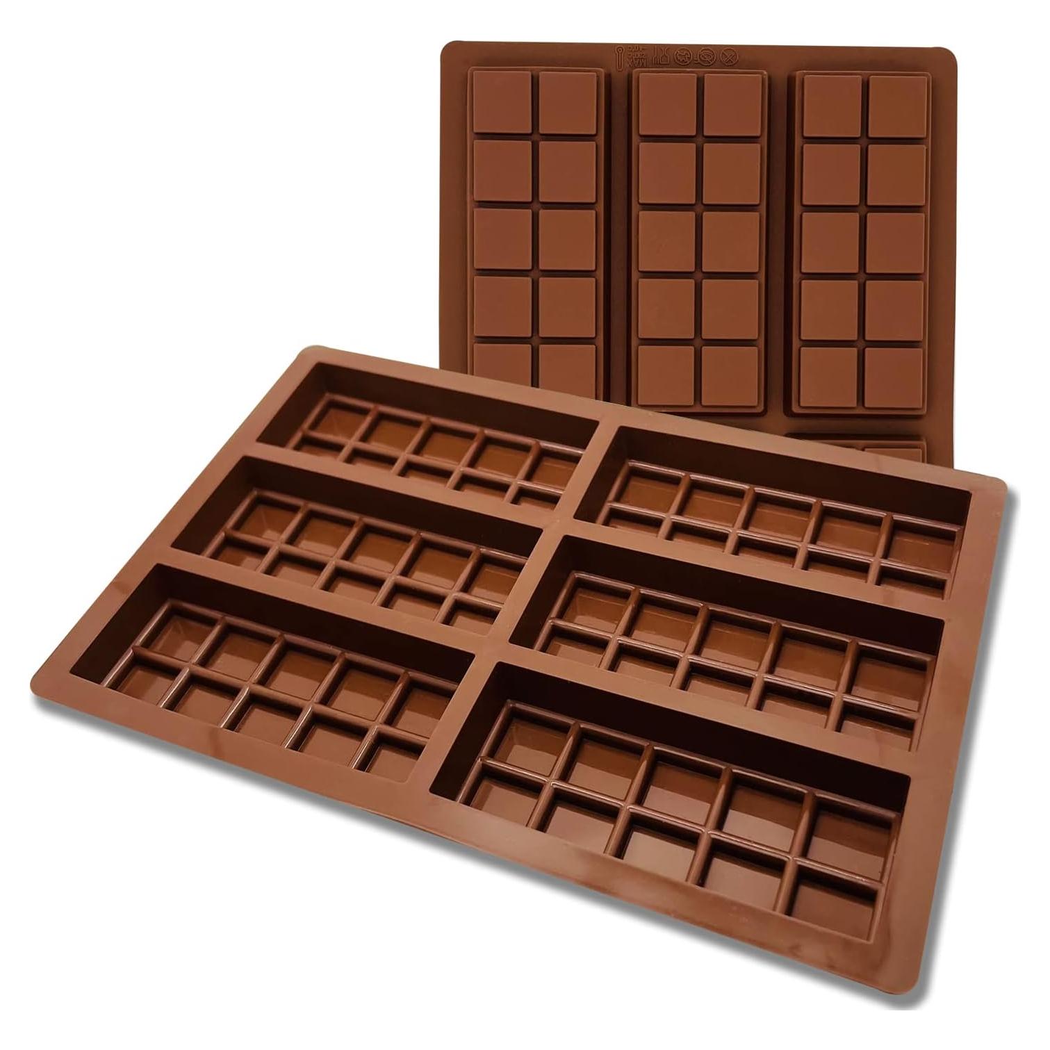 Moldes de Silicona para Cera Derretida XYSMZM 2 Pcs 25.7x17cm