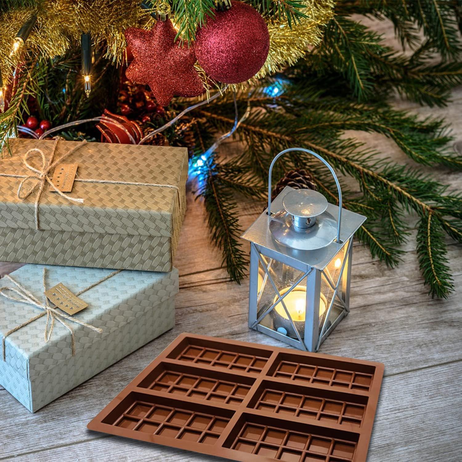 Moldes de Silicona para Cera Derretida XYSMZM 2 Pcs 25.7x17cm