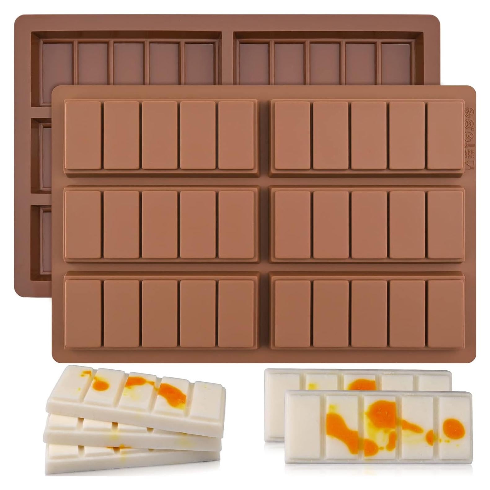 Molde de Silicona Rectangular para Velas y Chocolates Sakolla