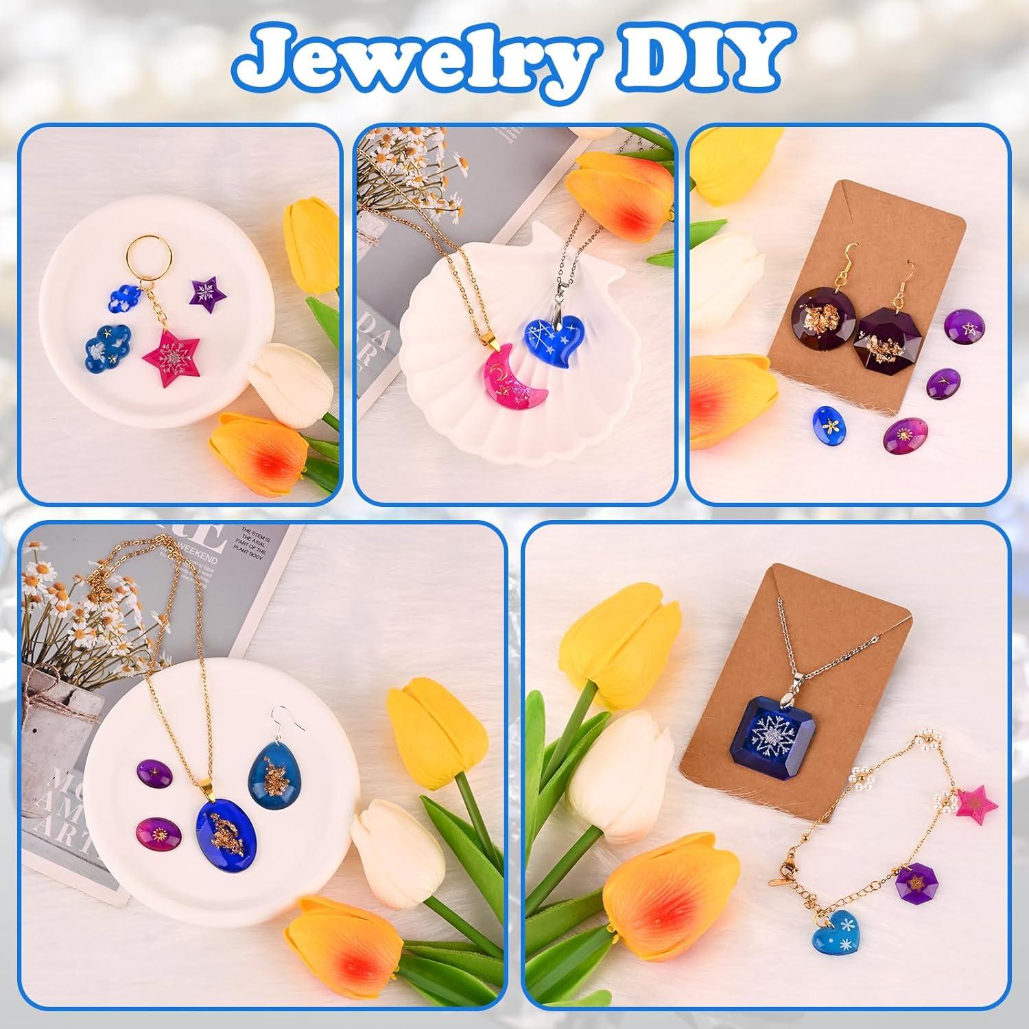 Molde de Silicona para Pendientes Actvty - 4 Piezas con Agujeros