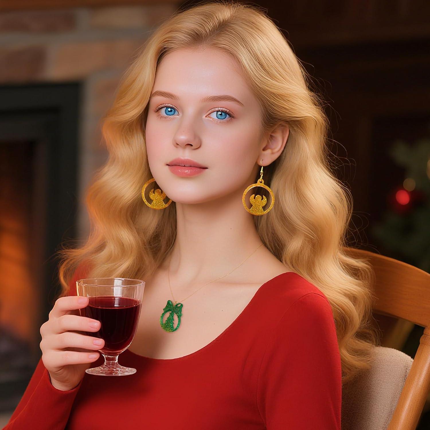 Juego de Moldes de Silicona ZQYSING para Pendientes de Navidad