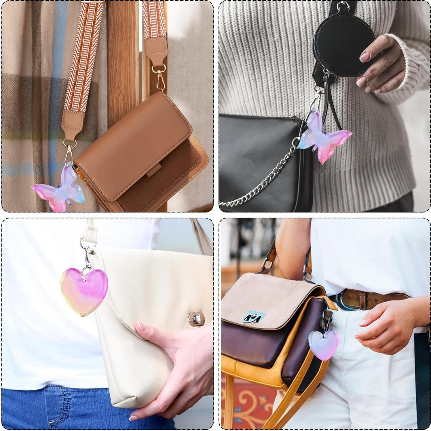 Moldes de Silicona FdcLixuvol para Joyería DIY - 2 Piezas Mariposa y Corazón