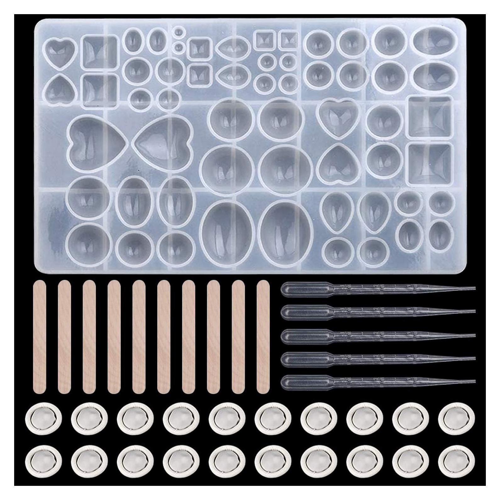 Molde de Silicona Luomi para Joyas de Resina y Arcilla 29 Formas