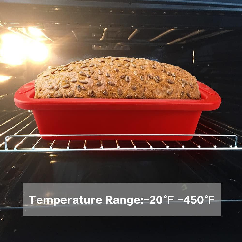 Moldes de Silicona Antiadherente SILIVO para Pan - 2 Piezas