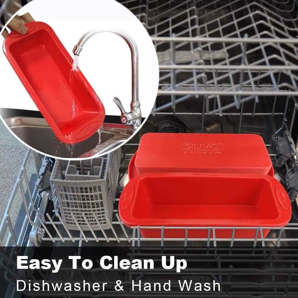 Moldes de Silicona Antiadherente SILIVO para Pan - 2 Piezas