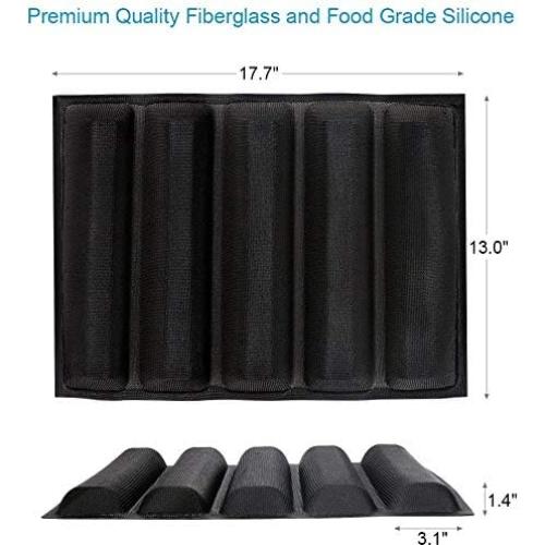 Molde de Pan de Silicona Baker Boutique 5 Panes Antiadherente