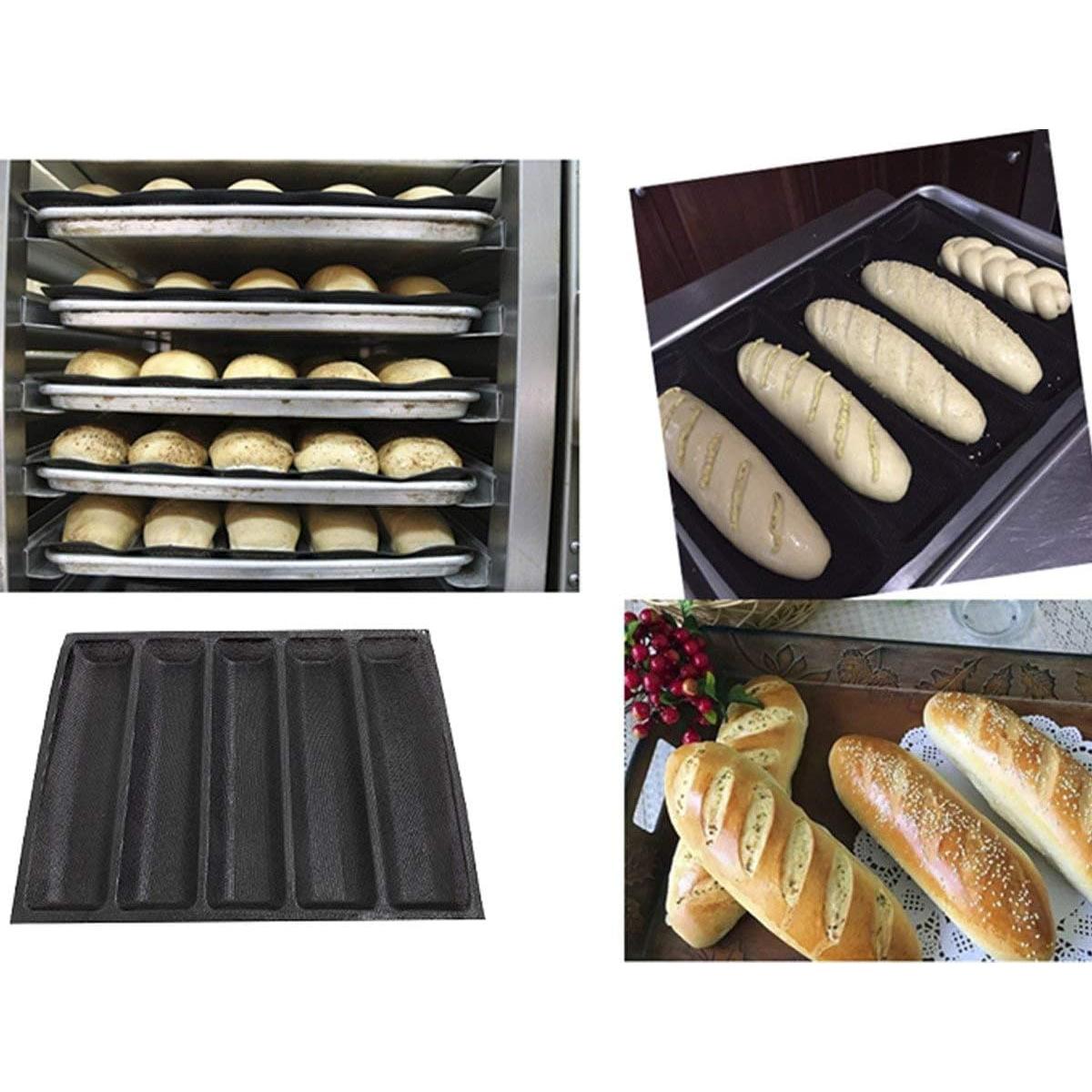 Molde de Pan de Silicona Baker Boutique 5 Panes Antiadherente