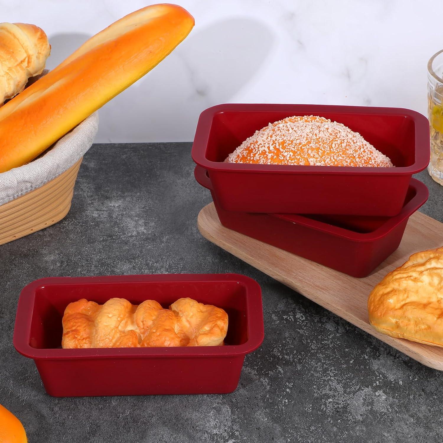 Molde de Silicona Antiadherente Tobeelec 10 Pcs 15.5x8.5cm