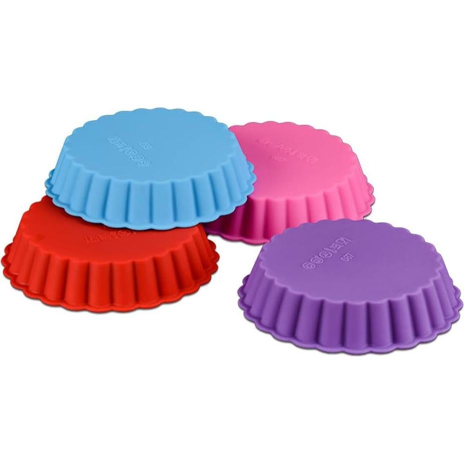 Molde de Silicona Kakalote 8 Piezas Antiadherente para Pastel