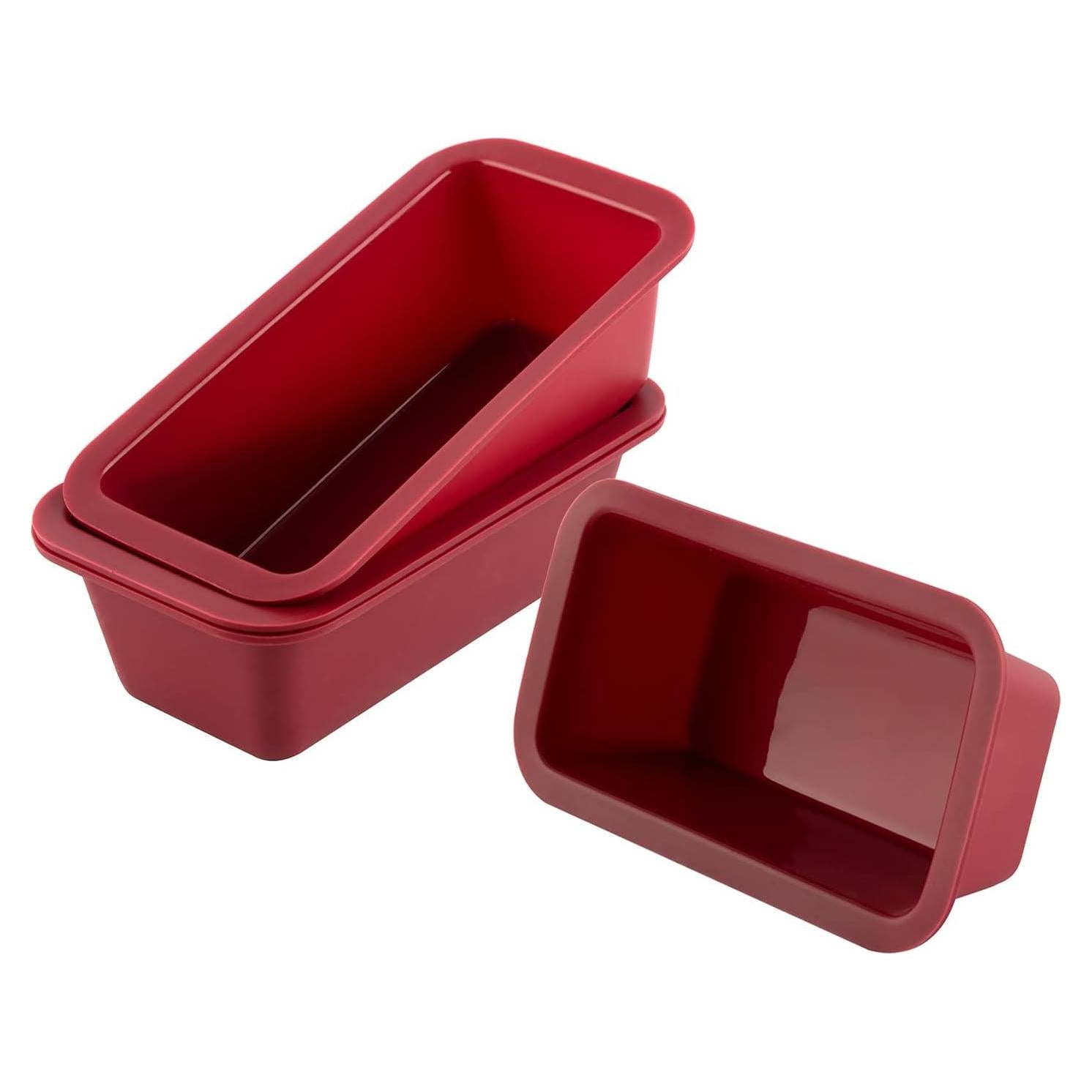 Juego de 4 Moldes de Silicona para Pan Mini Nalchios