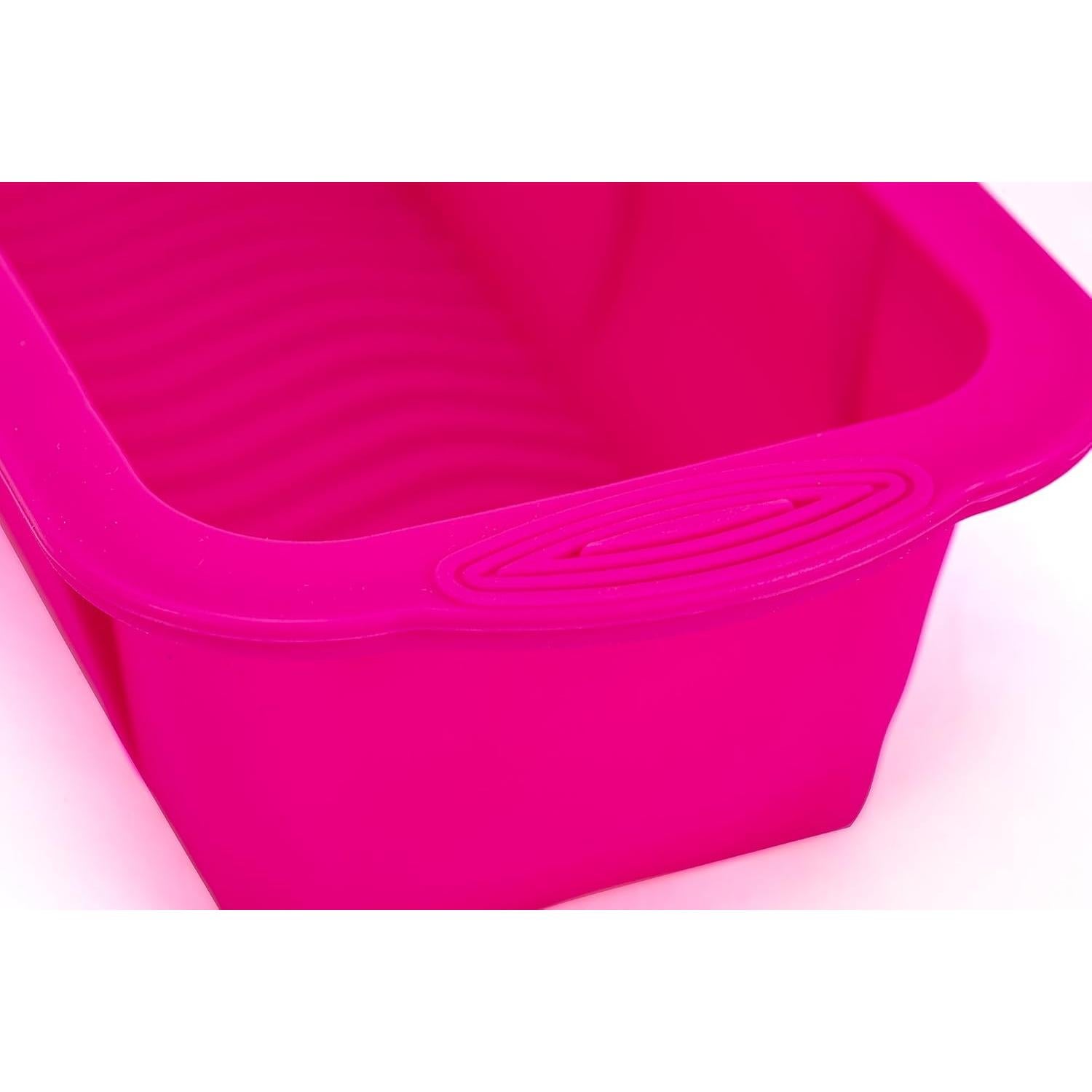 Molde de Silicona para Pan Tosnail 4 Piezas 21x10 cm Rosa