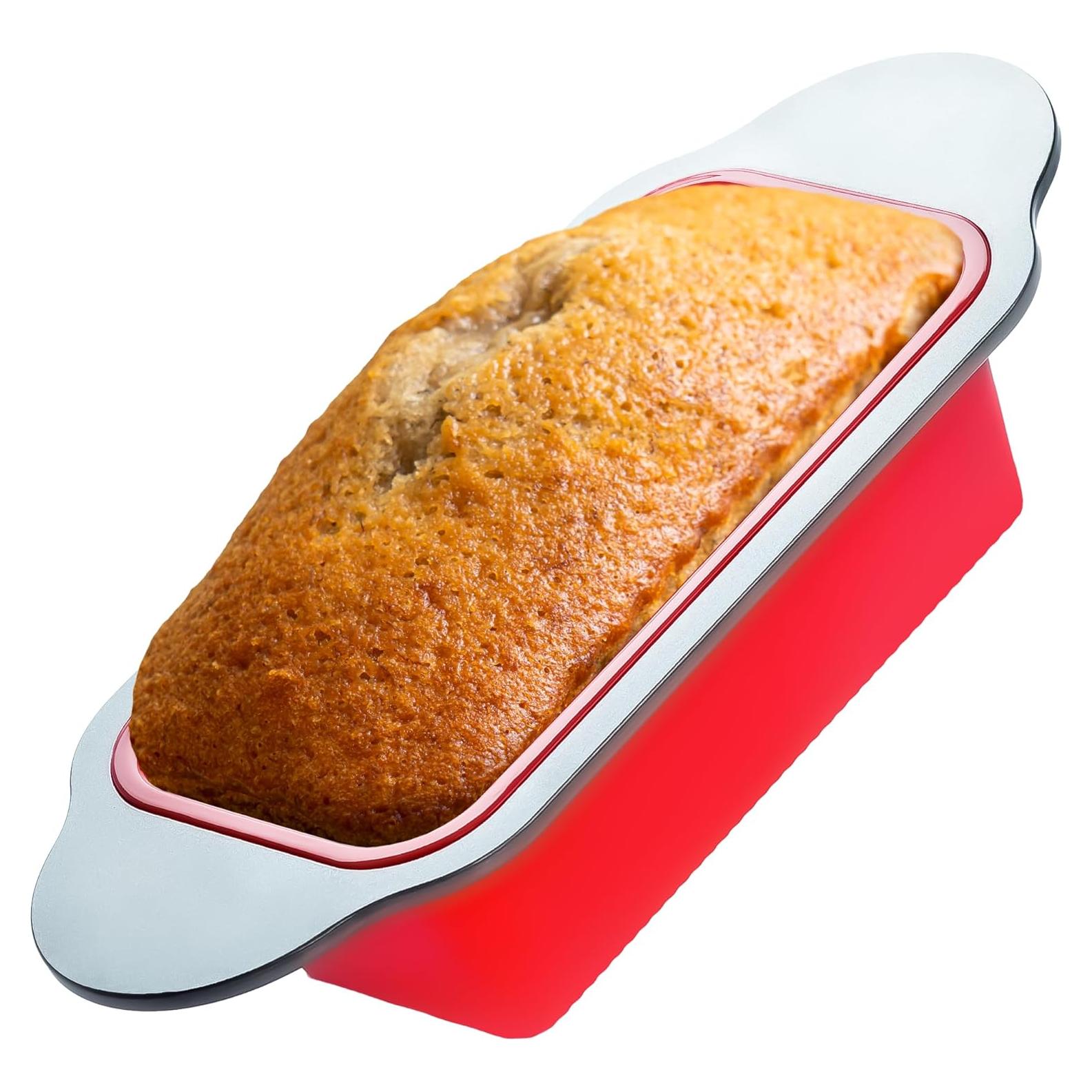 Molde para Pan de Silicona Antiadherente Boxiki 22.86x12.7 cm