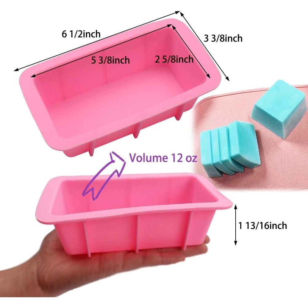 Juego de 4 Moldes de Silicona Mini BAKER DEPOT Antiadherentes