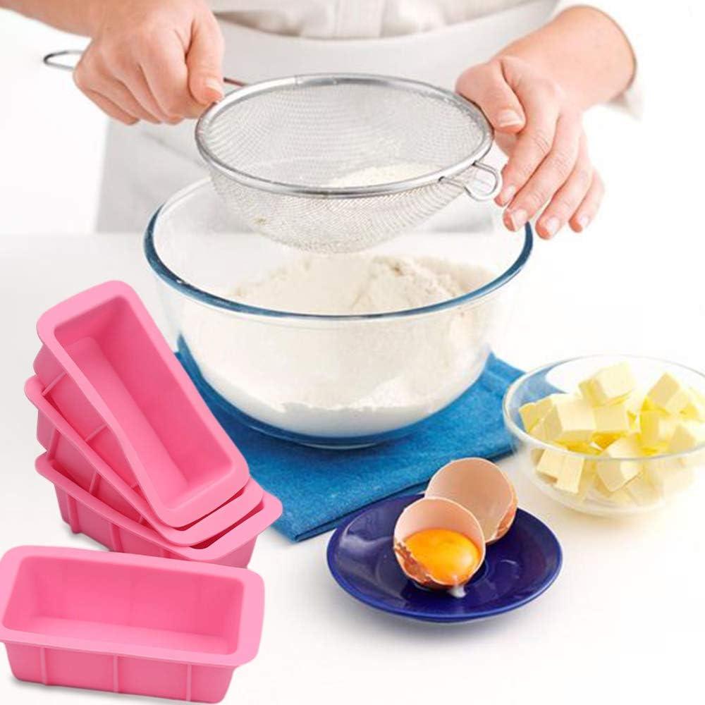 Juego de 4 Moldes de Silicona Mini BAKER DEPOT Antiadherentes