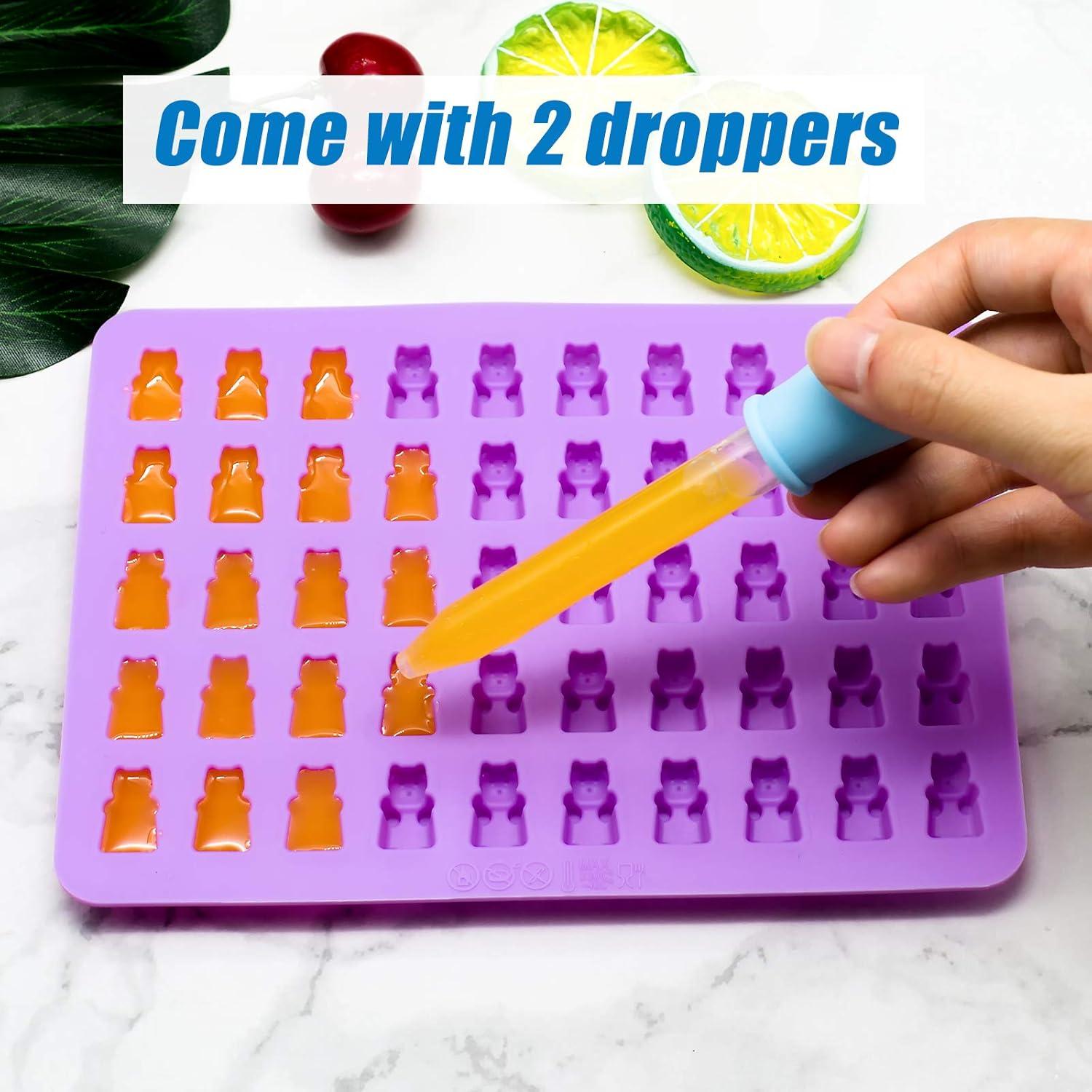 Moldes de Gummy Bear de Silicona WARM TIME - Set de 4 Mini