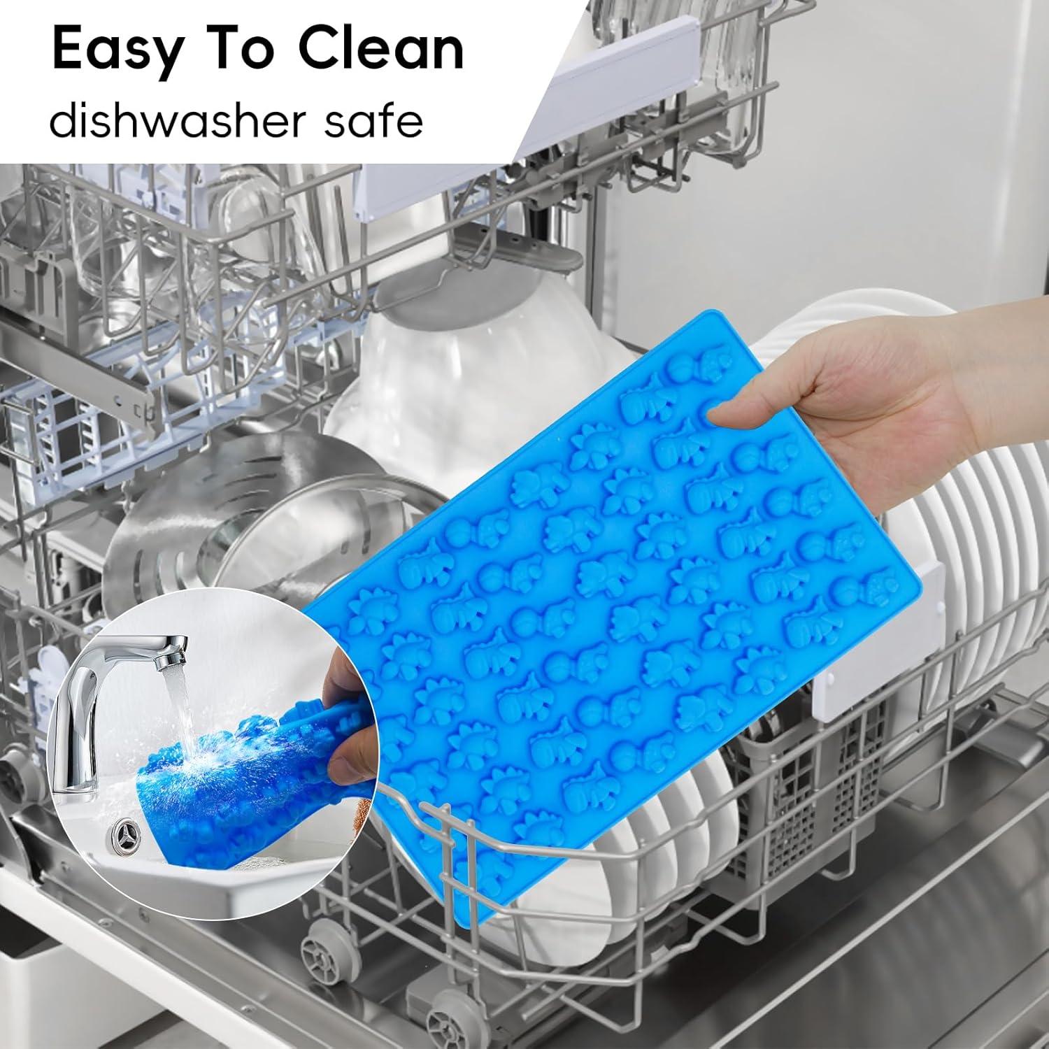 Moldes de Silicona Ahorasky Mini Oso y Dinosaurio 3Pcs