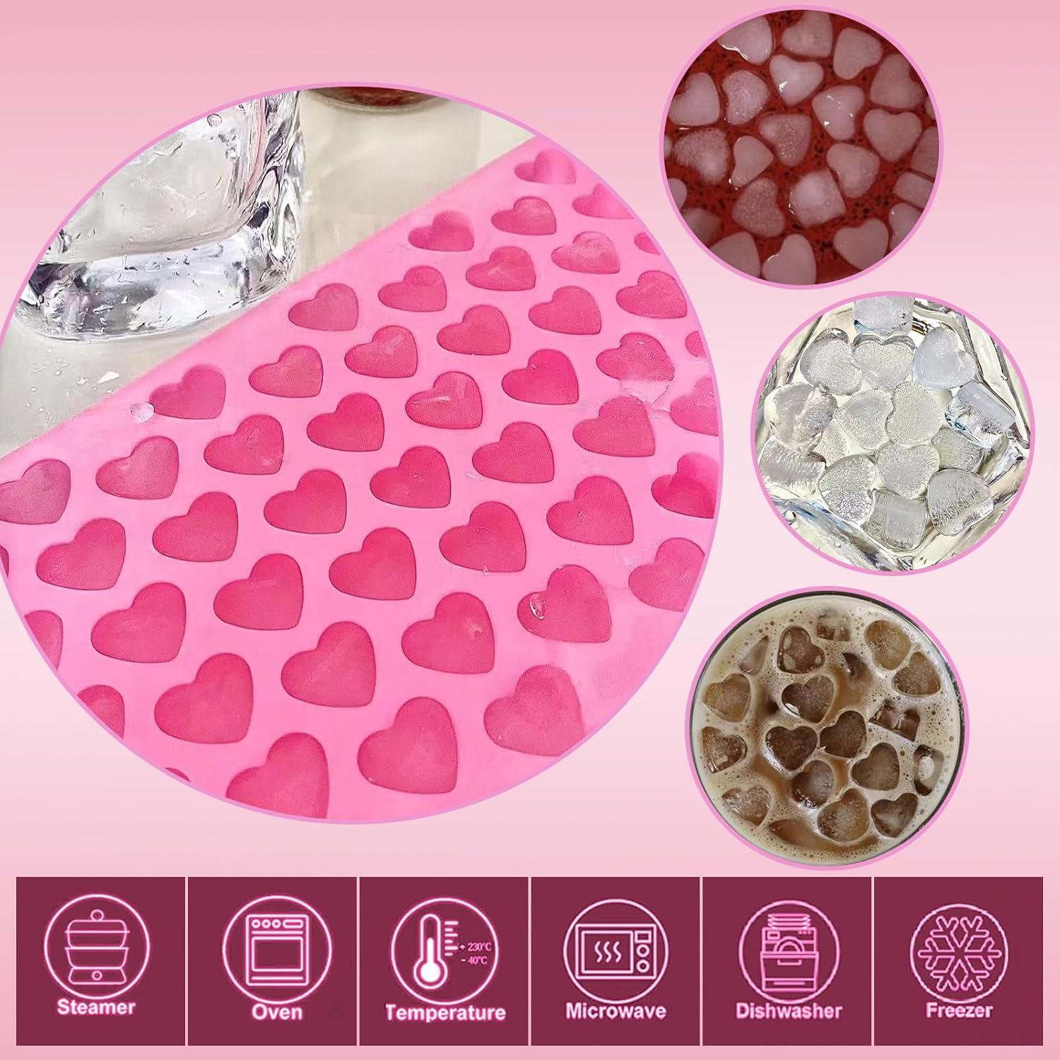 Moldes de Silicona en Forma de Corazón YCDMLJC - 2 Pcs