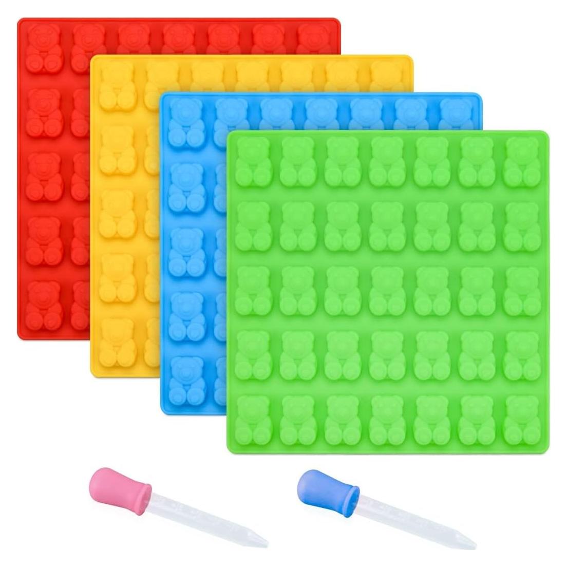 Moldes de Silicona para Chocolate CAKETIME - Osito 4 Piezas