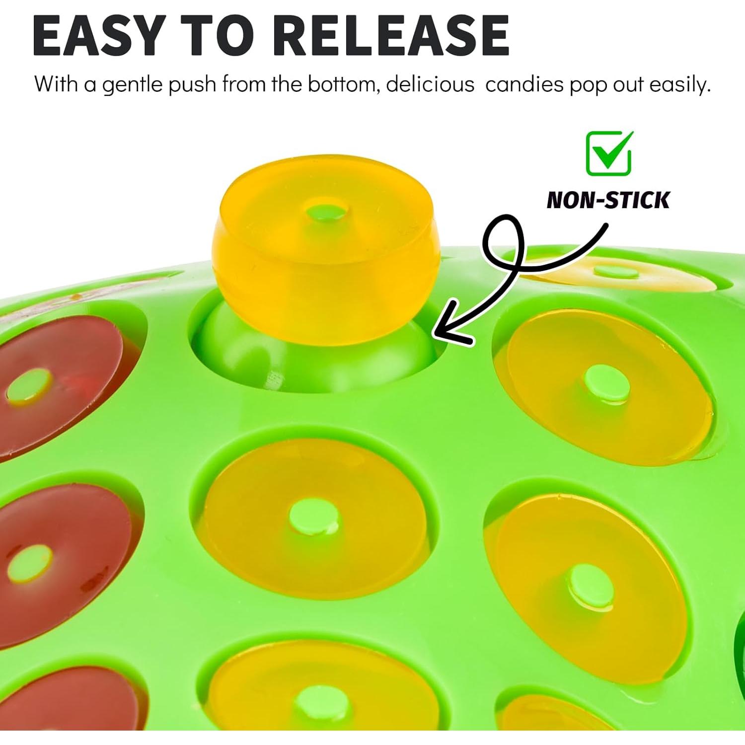 Moldes de Silicona para Caramelos Puyeipt - 4 Piezas Mini