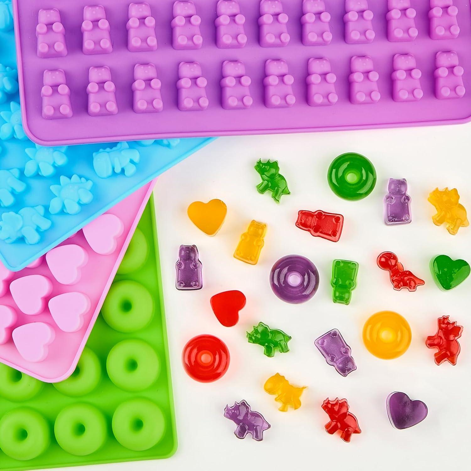 Moldes de Silicona para Caramelos Puyeipt - 4 Piezas Mini