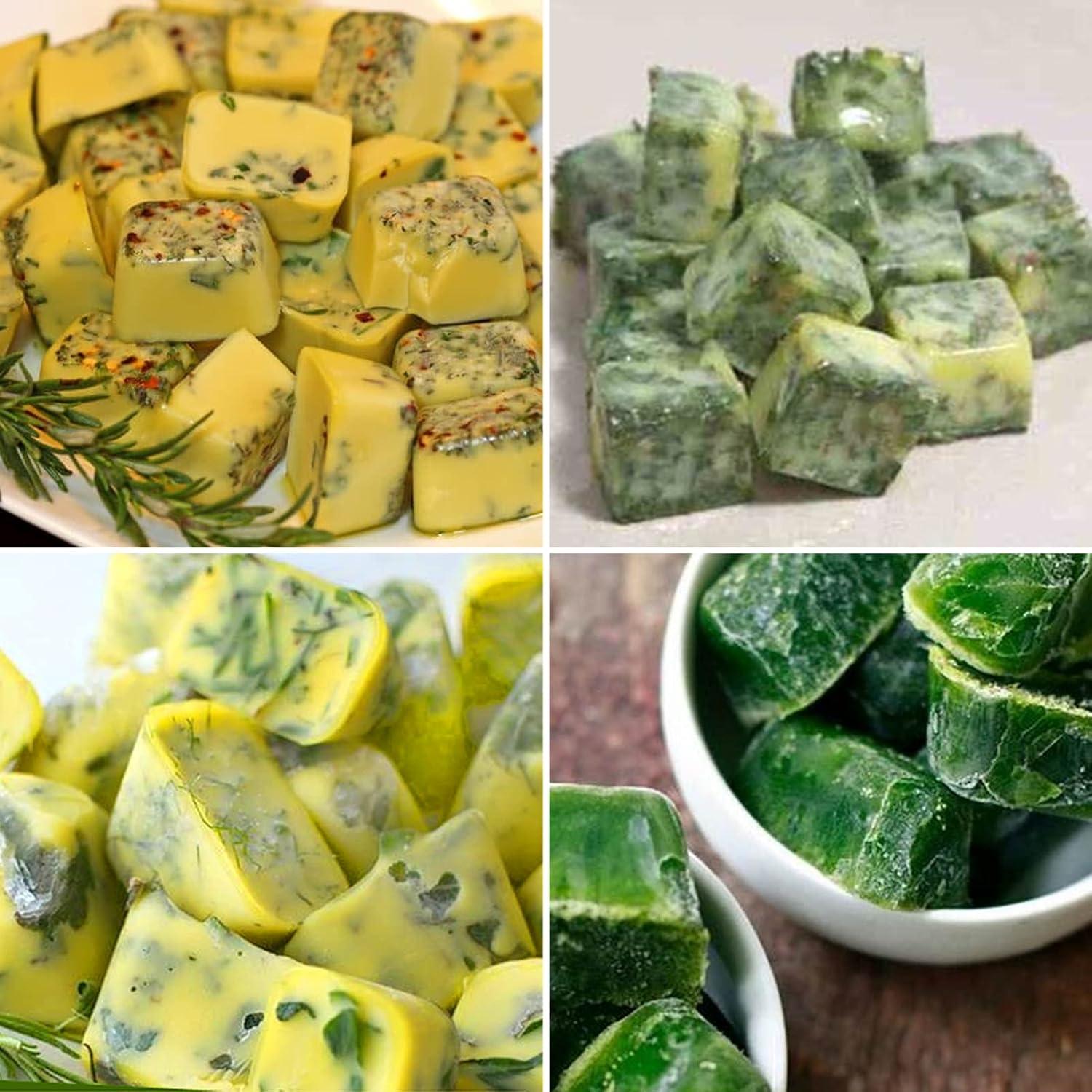 Moldes de Silicona AIERSA para Cubos de Aceite Infusionado 32 Cavidades