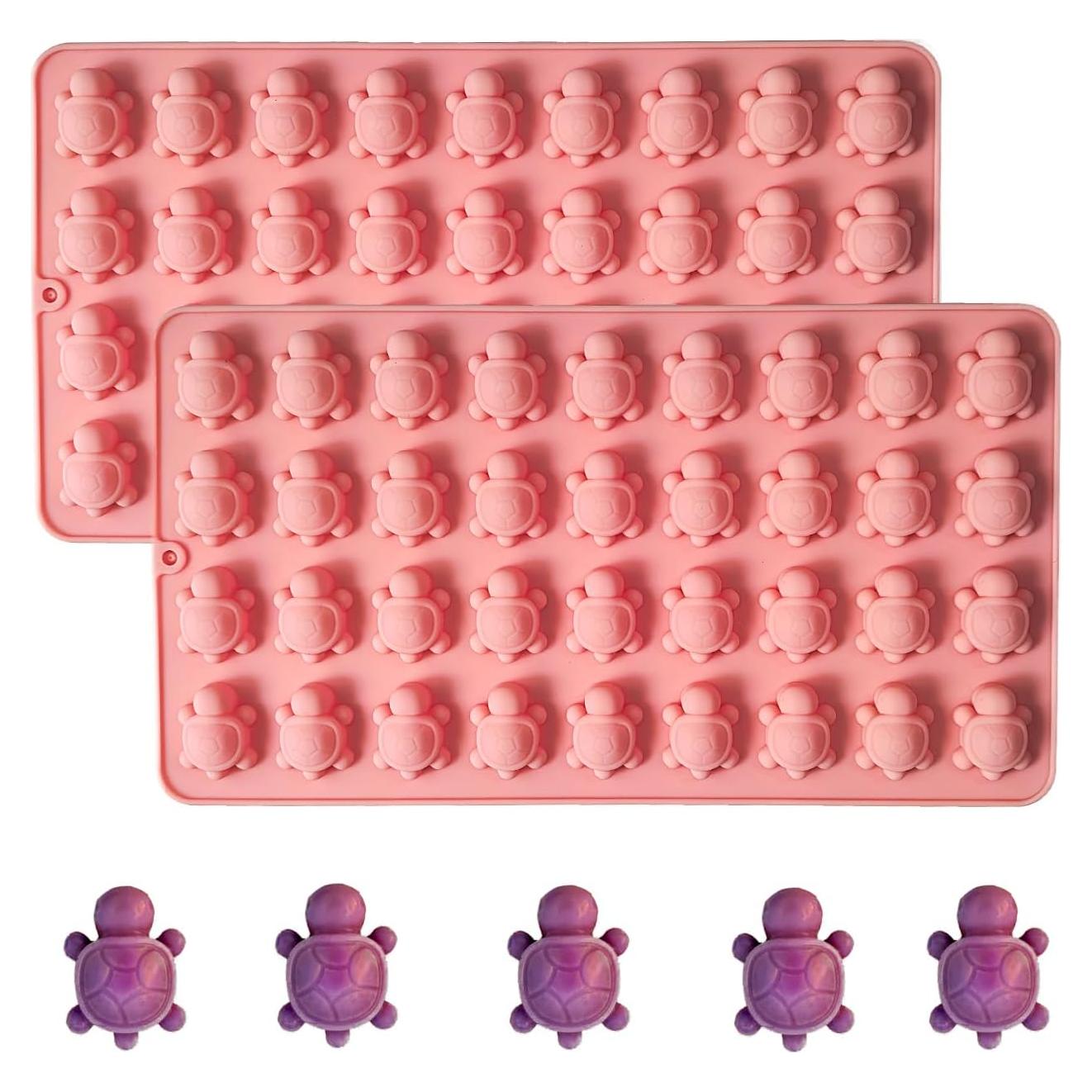 Moldes de Silicona Tortuga Mini Ahorasky - 72 Cavidades