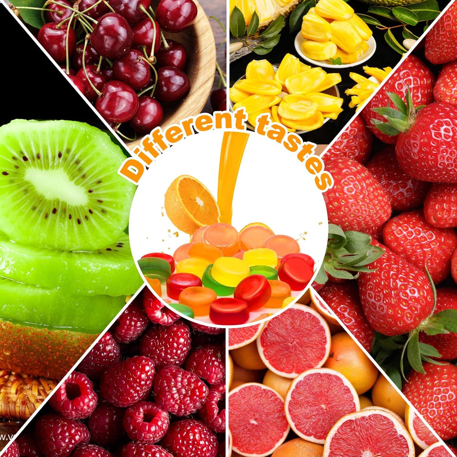 Moldes de Silicona Vodolo para Gomitas Keto 4 Pcs 55 Cavidades