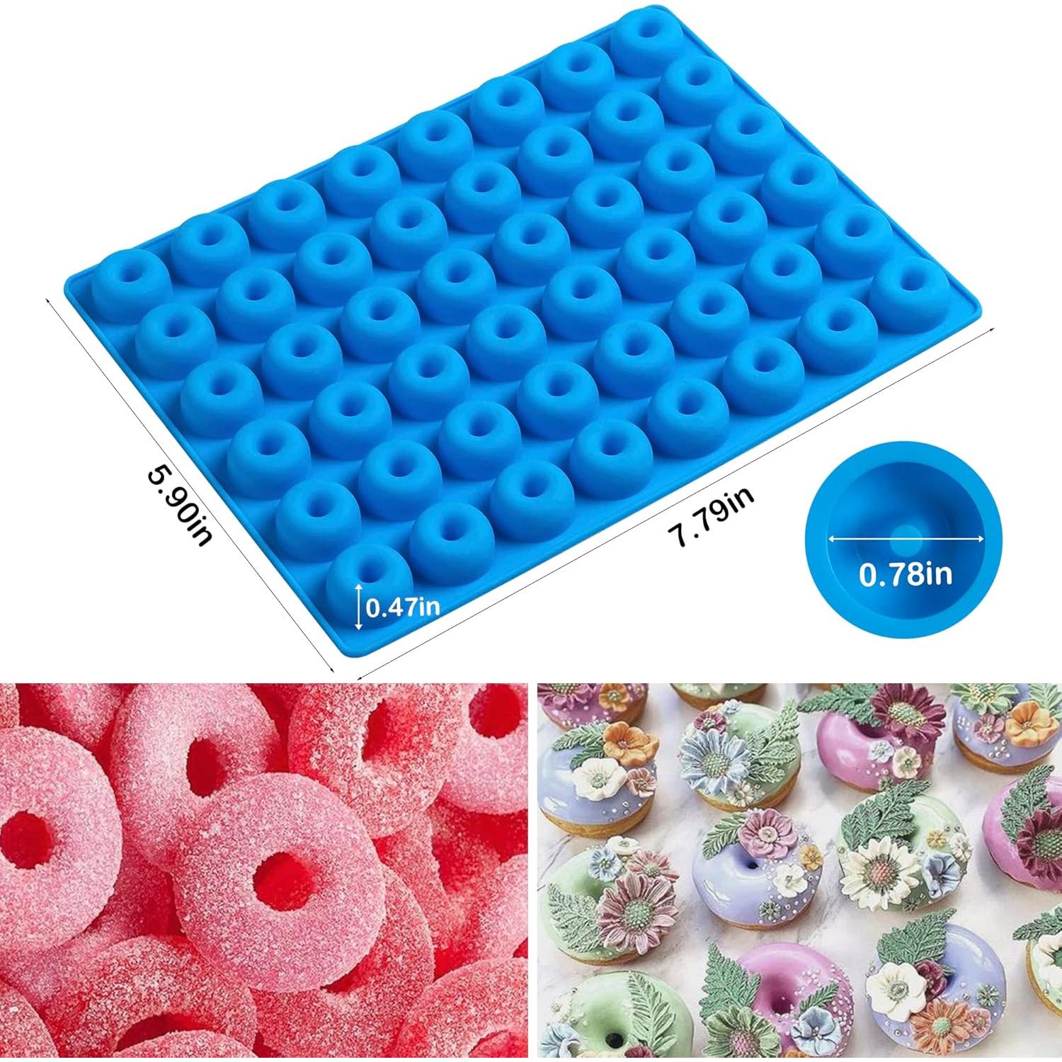 Moldes de Silicona Sidosir 4Pcs para Caramelos de Goma